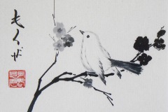 Sumi-e, painting, Beppe Mokuza, Zen, meditation, brush, ink, monk, art, consciousness, peace, rice paper, mind