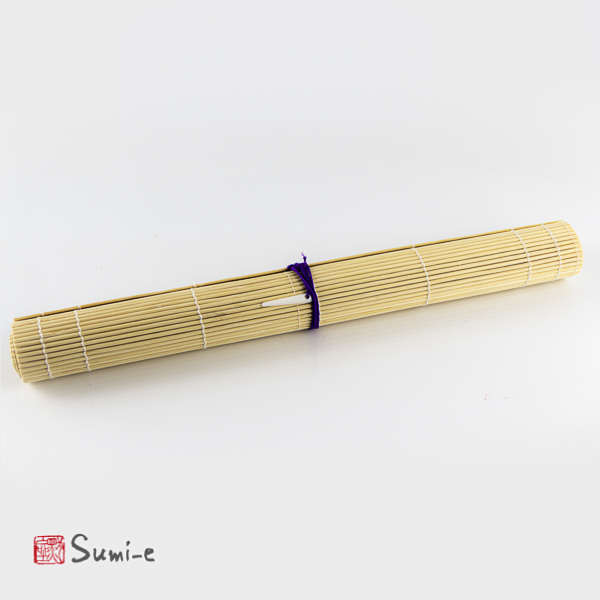 Stuoia in bambù porta pennello arrotolato per proteggere i pennelli di varie dimensioni