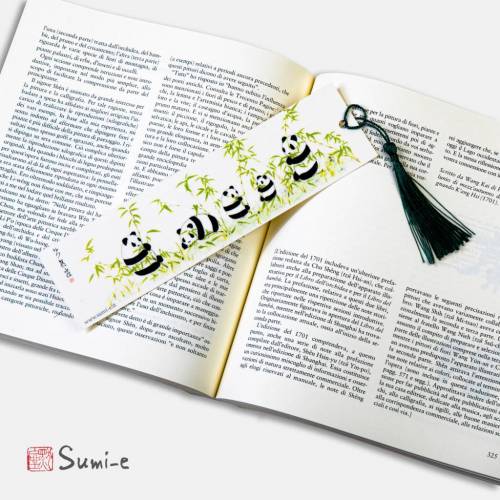 segnalibro-libro-sumie-pittura-inchiostro-giapponese-nappina-panda