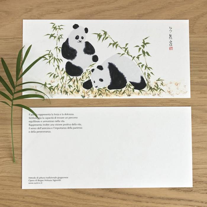 Cartolina 10x21 - Panda